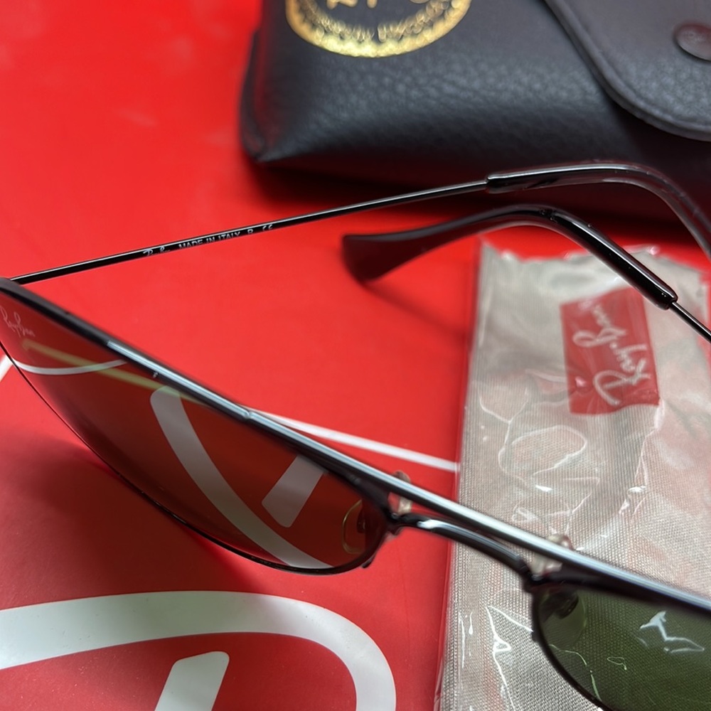 BNIB Rayban Cockpit 3362 Unisex Black with G-15 (green) Lenses - Picture 5 of 8